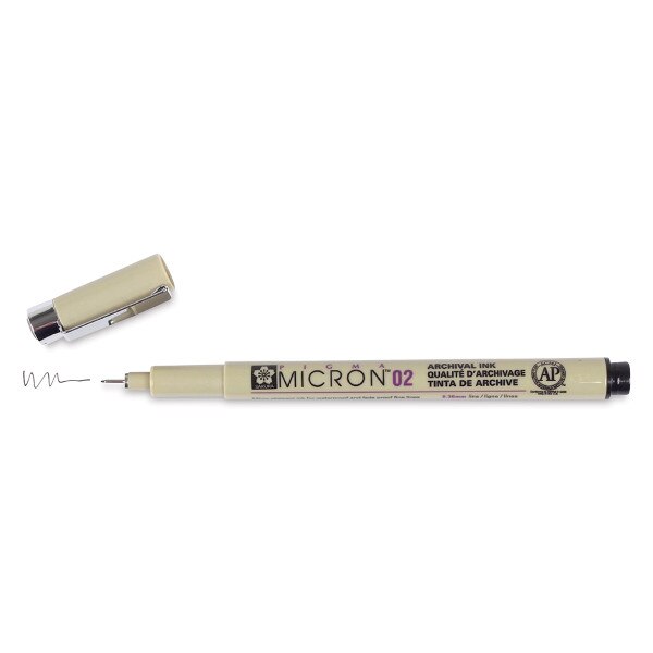 Black Micron 02 Pen